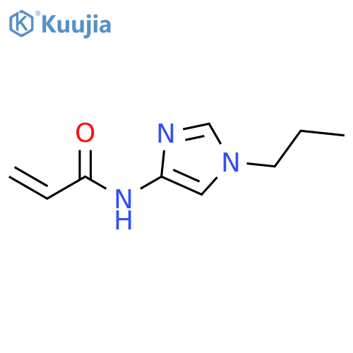 N-(1-Propyl-1H-imidazol-4-yl)-2-propenamide structure