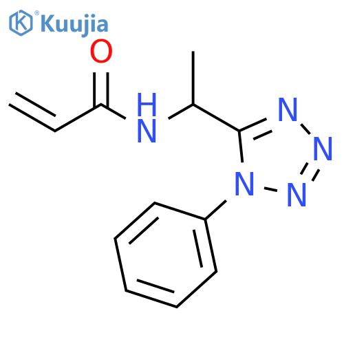 N-[1-(1-Phenyl-1H-tetrazol-5-yl)ethyl]-2-propenamide structure