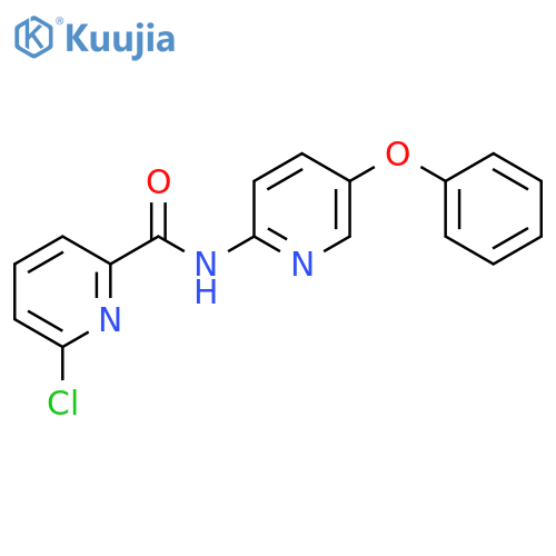 6-Chloro-N-(5-phenoxypyridin-2-yl)pyridine-2-carboxamide structure