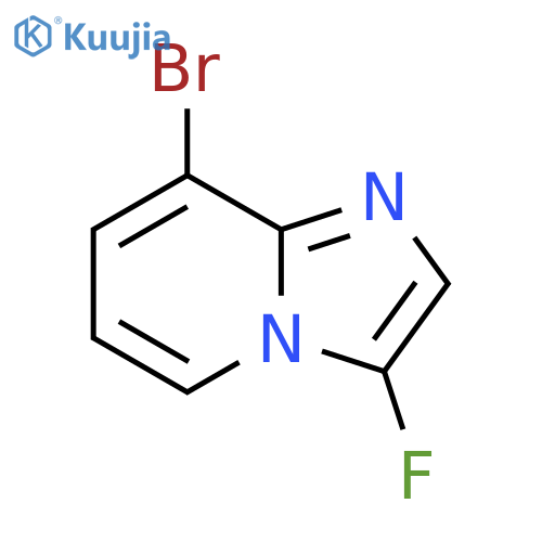 8-bromo-3-fluoro-imidazo[1,2-a]pyridine structure
