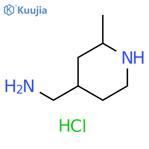 (2-methyl-4-piperidyl)methanamine;dihydrochloride structure