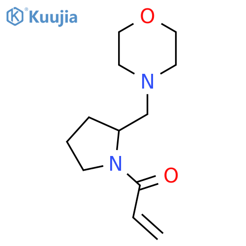 1-{2-(morpholin-4-yl)methylpyrrolidin-1-yl}prop-2-en-1-one structure