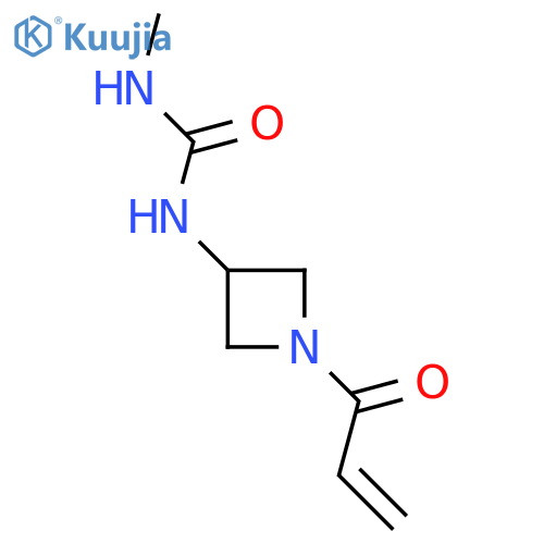 3-methyl-1-1-(prop-2-enoyl)azetidin-3-ylurea structure