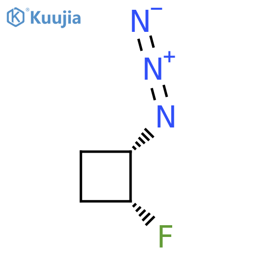 (1S,2R)-1-Azido-2-fluorocyclobutane structure