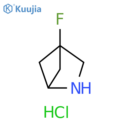 2-Azabicyclo[2.1.1]hexane, 4-fluoro-, hydrochloride (1:1) structure