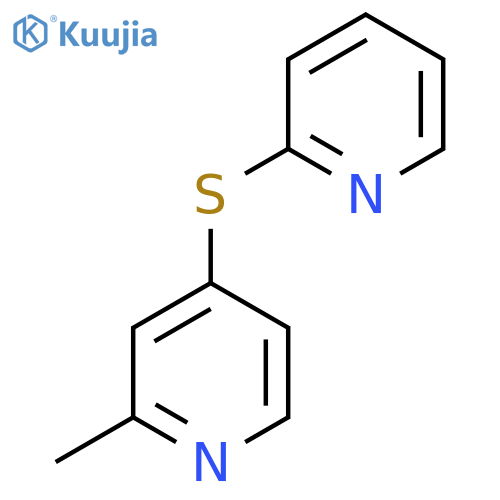 2-methyl-4-(pyridin-2-ylsulfanyl)pyridine structure