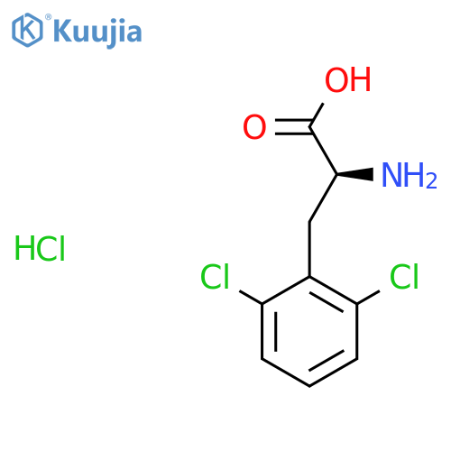 (S)-2-Amino-3-(2,6-dichlorophenyl)propanoic acid hydrochloride structure