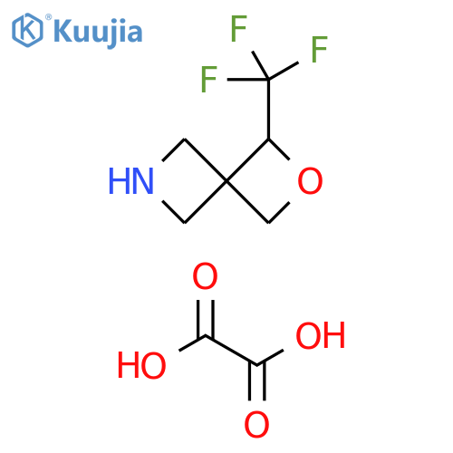 2-Oxa-6-azaspiro[3.3]heptane, 1-(trifluoromethyl)-, ethanedioate (2:1) structure