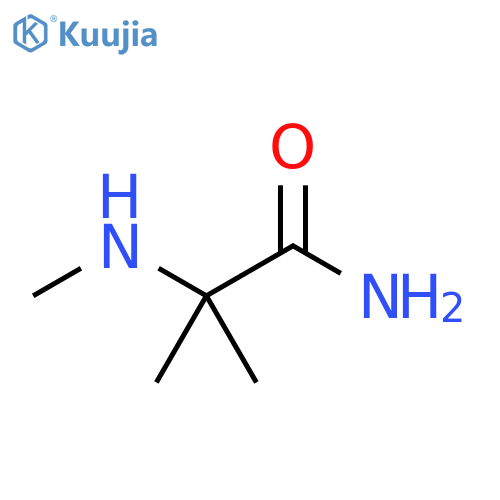 2-methyl-2-(methylamino)propanamide structure