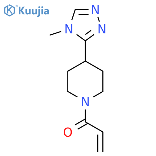 1-4-(4-methyl-4H-1,2,4-triazol-3-yl)piperidin-1-ylprop-2-en-1-one structure