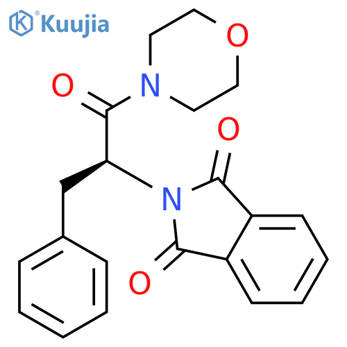2-(2S)-1-(morpholin-4-yl)-1-oxo-3-phenylpropan-2-yl-2,3-dihydro-1H-isoindole-1,3-dione structure