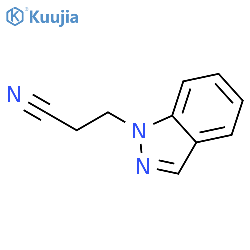 3-(1H-Indazol-1-yl)propanenitrile structure