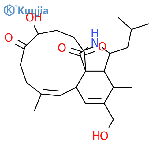 Aspochalasin C; 18-Epimer, 19,20-dihydro, 12-hydroxy, 17-ketone structure