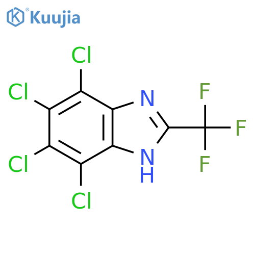 4,5,6,7-Tetrachloro-2-(Trifluoromethyl)-1H-Benzimidazole structure