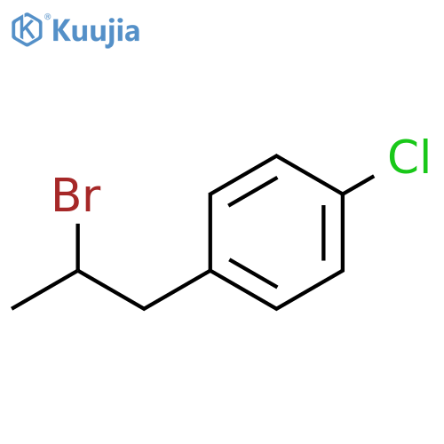 1-(2-bromopropyl)-4-chlorobenzene structure