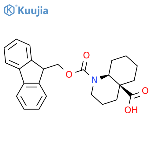 1-(9H-Fluoren-9-ylmethyl) (4aS,8aS)-hexahydro-1,4a(2H,5H)-quinolinedicarboxylate structure