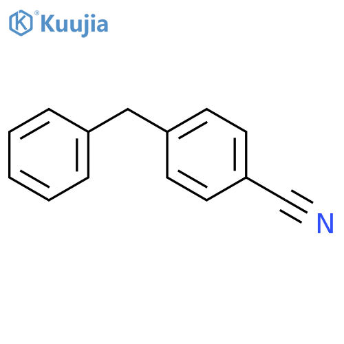 4-Benzylbenzonitrile structure