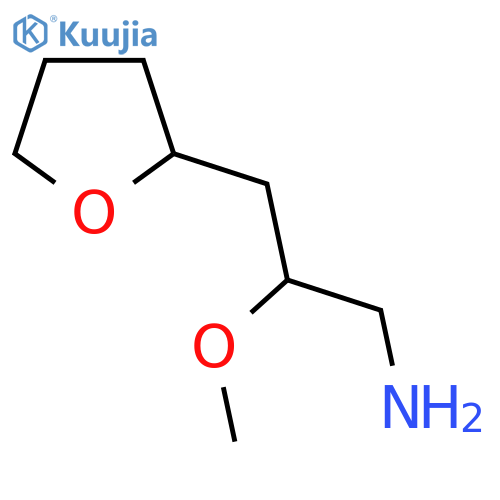 2-Methoxy-3-(oxolan-2-yl)propan-1-amine structure