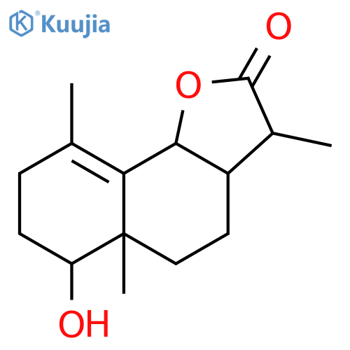Naphtho[1,2-b]furan-2(3H)-one, 3a,4,5,5a,6,7,8,9b-octahydro-6-hydroxy-3,5a,9-trimethyl- structure