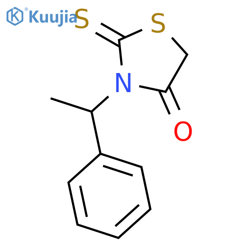4-Thiazolidinone,3-(1-phenylethyl)-2-thioxo- structure