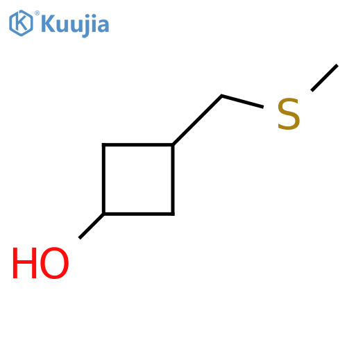 3-(Methylsulfanylmethyl)cyclobutan-1-ol structure