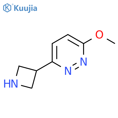 3-(Azetidin-3-yl)-6-methoxypyridazine structure