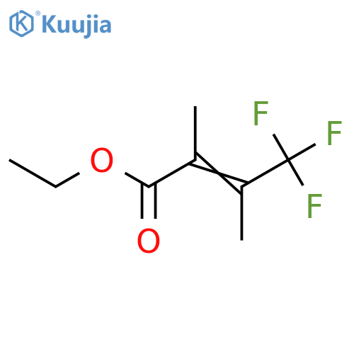 Ethyl (2E)-4,4,4-trifluoro-2,3-dimethyl-2-butenoate structure