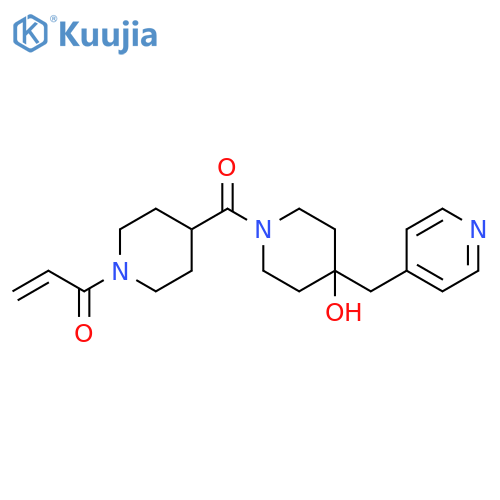 1-[4-[[4-Hydroxy-4-(4-pyridinylmethyl)-1-piperidinyl]carbonyl]-1-piperidinyl]-2-propen-1-one structure