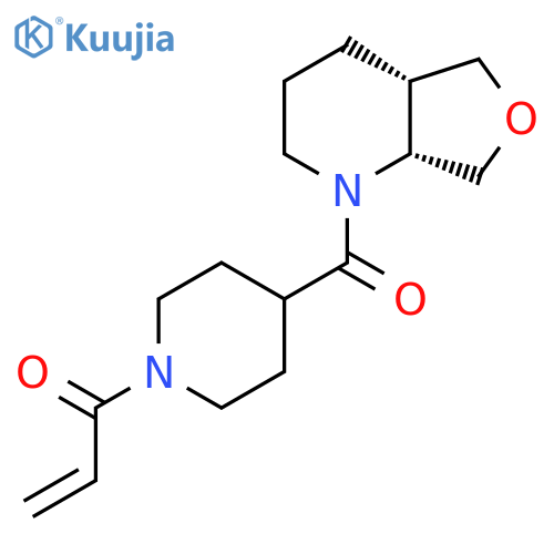 rac-1-{4-[(4aR,7aS)-octahydrofuro[3,4-b]pyridine-1-carbonyl]piperidin-1-yl}prop-2-en-1-one structure