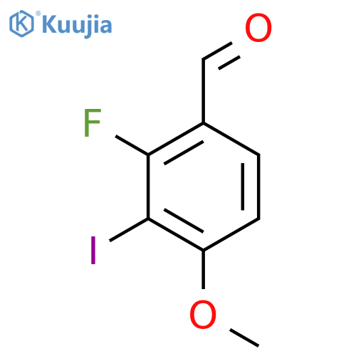 2-Fluoro-3-iodo-4-methoxybenzaldehyde structure