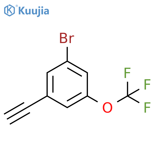 3-Bromo-5-(trifluoromethoxy)phenylacetylene structure