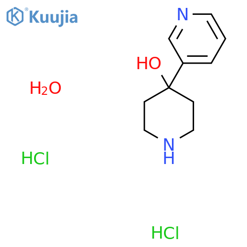 4-(3-Pyridinyl)-4-piperidinol dihydrochloride hydrate structure