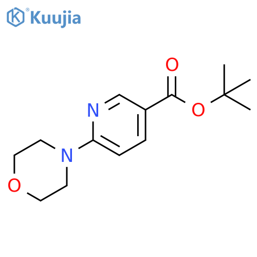 tert-butyl 6-morpholinopyridine-3-carboxylate structure