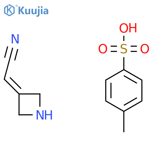 2-(azetidin-3-ylidene)acetonitrile 4-methylbenzenesulfonic acid structure