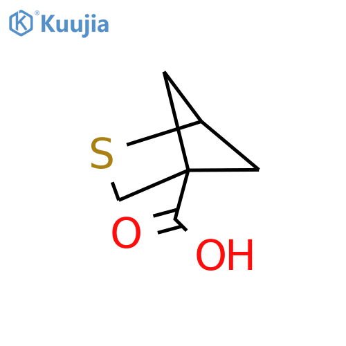 2-Thiabicyclo[2.1.1]hexane-4-carboxylic acid structure