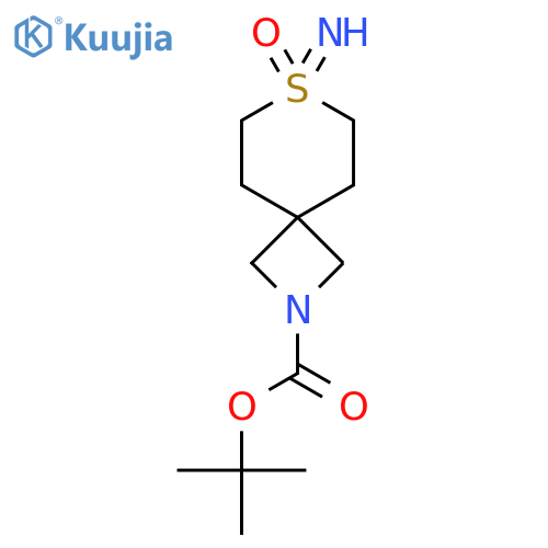 Tert-butyl 7-imino-7-oxo-7lambda6-thia-2-azaspiro[3.5]nonane-2-carboxylate structure