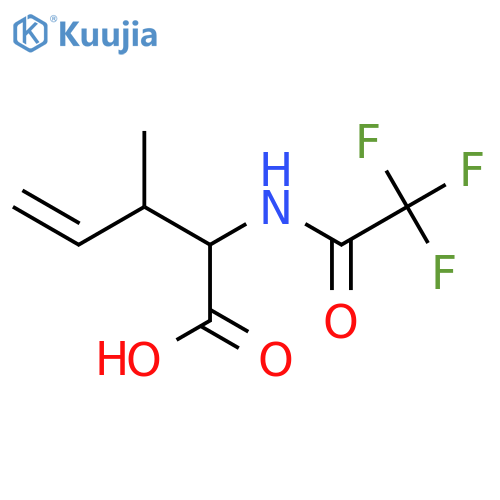 3-Methyl-2-(2,2,2-trifluoroacetamido)pent-4-enoic acid structure
