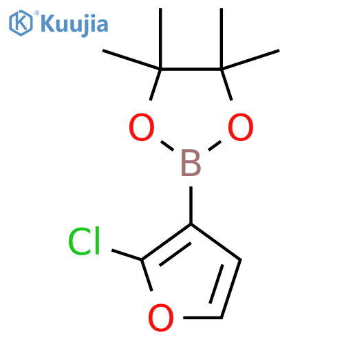 2-(2-Chlorofuran-3-yl)-4,4,5,5-tetramethyl-1,3,2-dioxaborolane structure