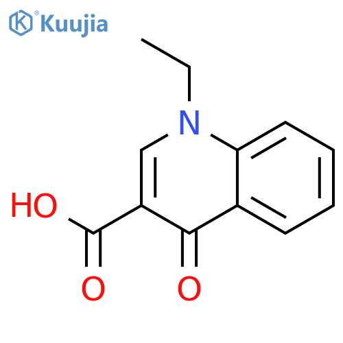 1-Ethyl-4-oxo-1,4-dihydroquinoline-3-carboxylic acid structure