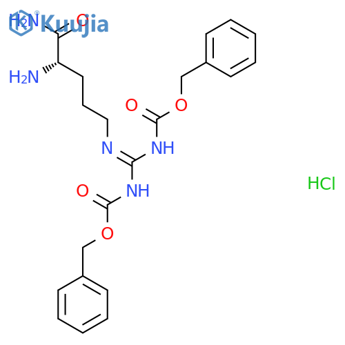 H-L-Arg(Z)2-NH2 HCl structure
