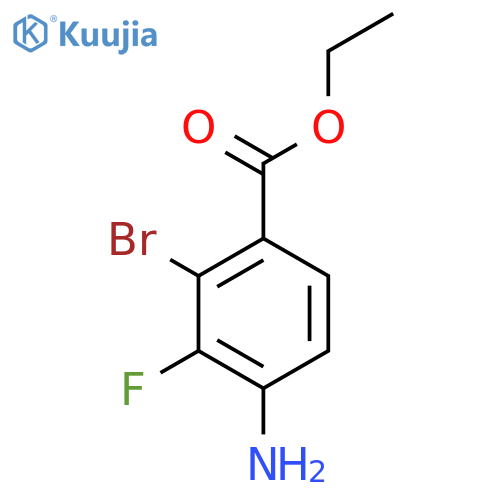 Ethyl 4-amino-2-bromo-3-fluorobenzoate structure