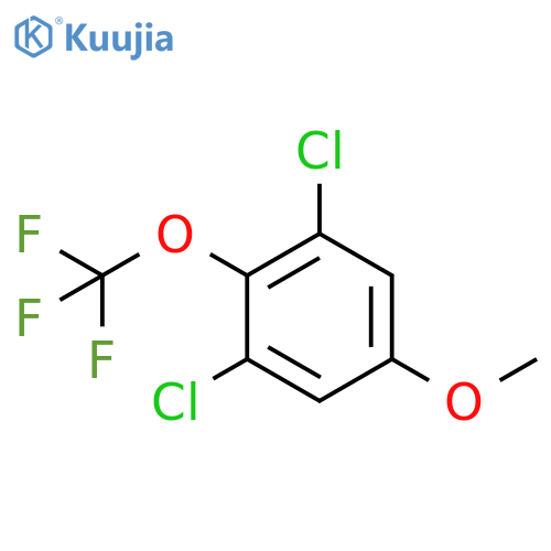 1,3-dichloro-5-methoxy-2-(trifluoromethoxy)benzene structure