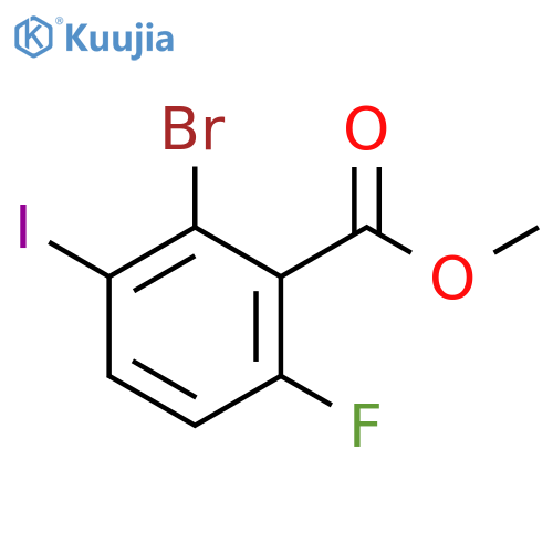 Methyl 2-bromo-6-fluoro-3-iodobenzoate structure
