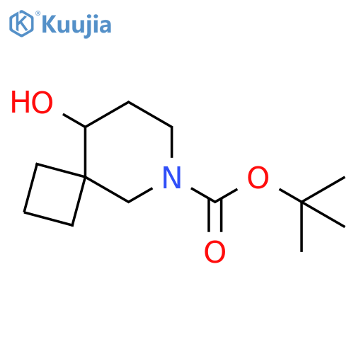 Tert-butyl 9-hydroxy-6-azaspiro[3.5]nonane-6-carboxylate structure