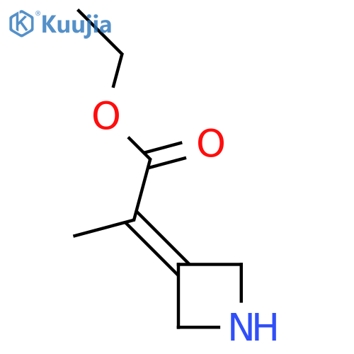 Ethyl 2-(azetidin-3-ylidene)propanoate structure