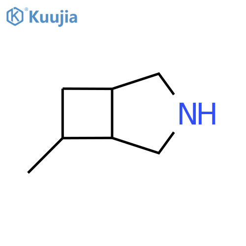 6-methyl-3-azabicyclo3.2.0heptane structure