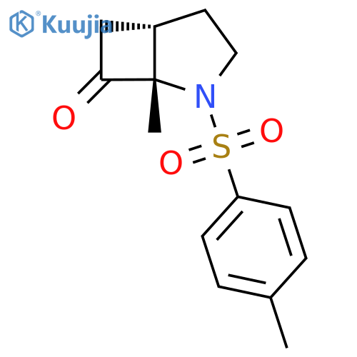 cis-1-Methyl-2-(toluene-4-sulfonyl)-2-aza-bicyclo[3.2.0]heptan-7-one structure