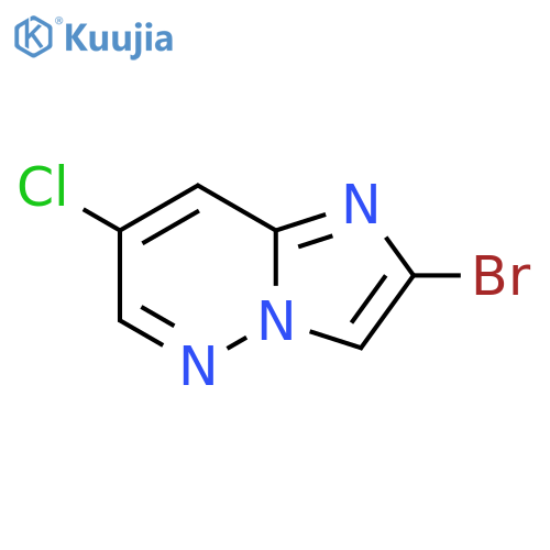 2-Bromo-7-chloroimidazo[1,2-b]pyridazine structure