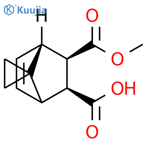 (1R,2R,3S)-3-methoxycarbonylspiro[bicyclo[2.2.1]hept-5-ene-7,1'-cyclopropane]-2-carboxylic acid structure
