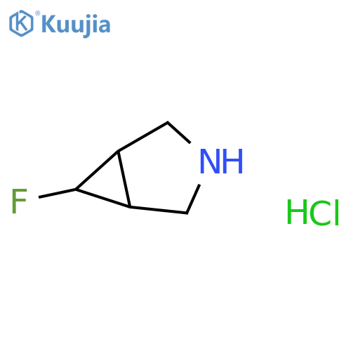 6-fluoro-3-azabicyclo[3.1.0]hexane hydrochloride structure